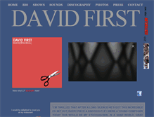 Tablet Screenshot of davidfirst.com